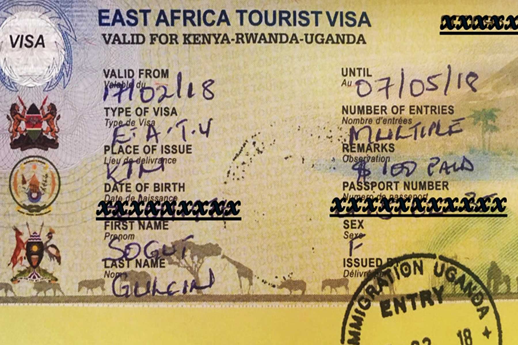 East Africa Tourist Visa