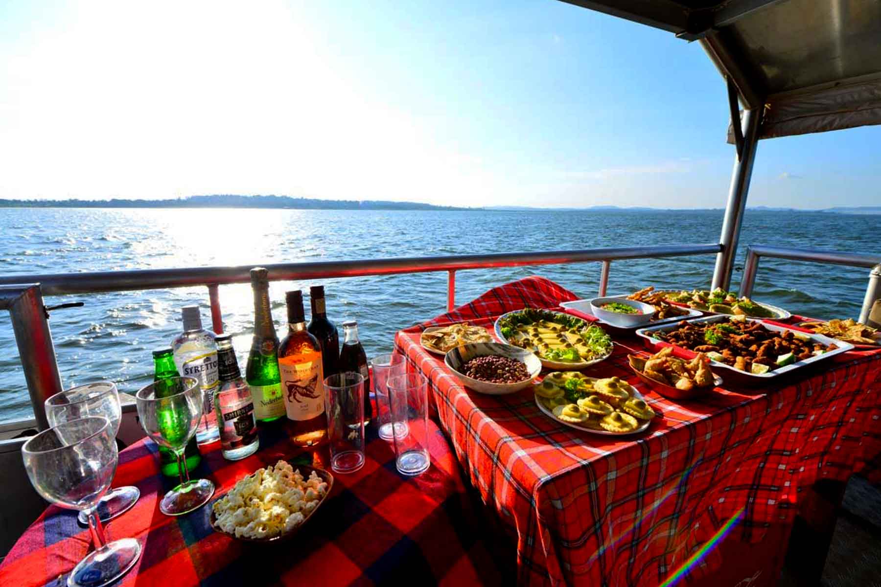 Sundowner Boat Cruise Experience on Lake Victoria.