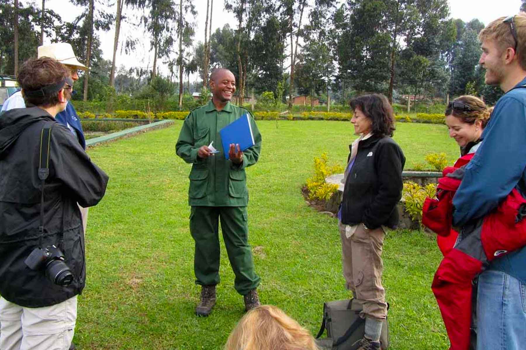 gorilla-trek-briefing-at-volcanoes-national-park